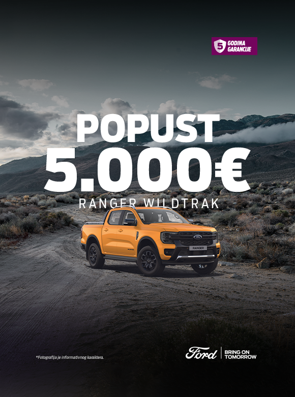 Ford Ranger Wildtrak - Ford akcija