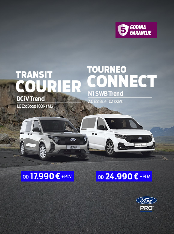 Ford Transit Courier i Tourneo Connect