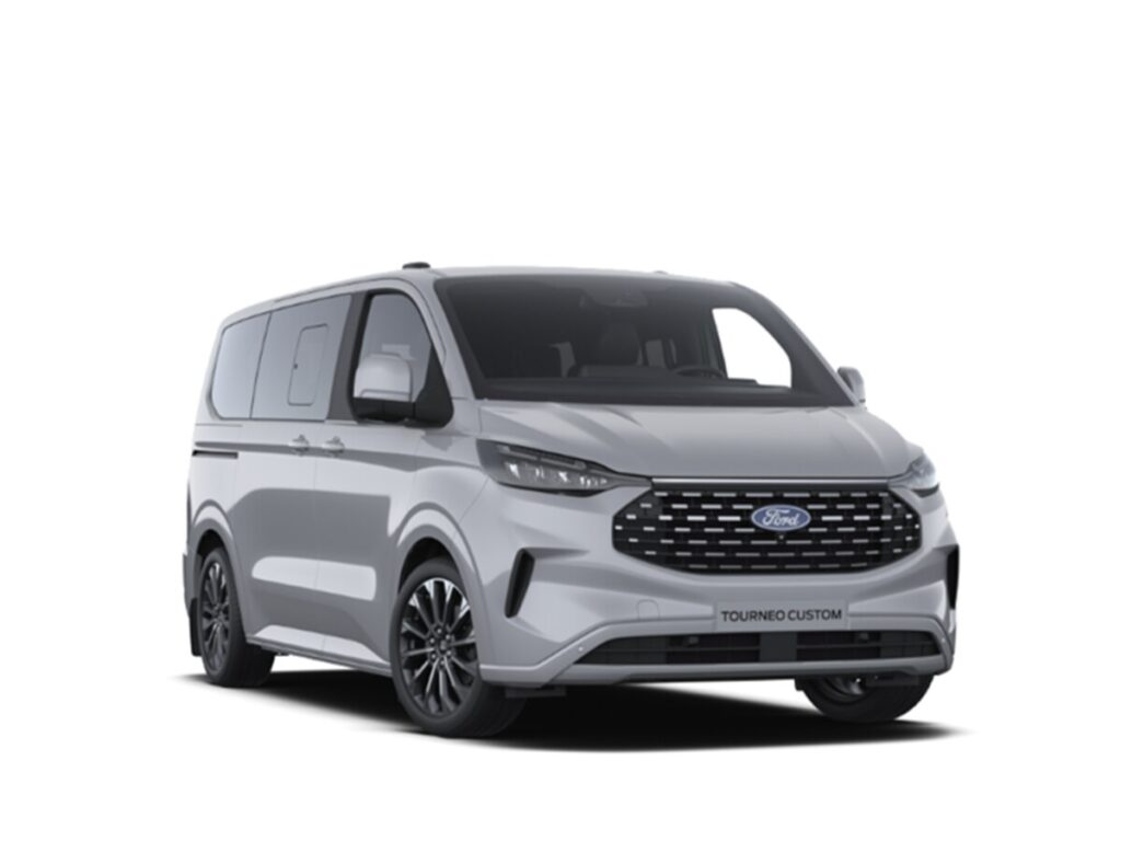 Ford Novi Tourneo Custom prednji pogled pod uglom.