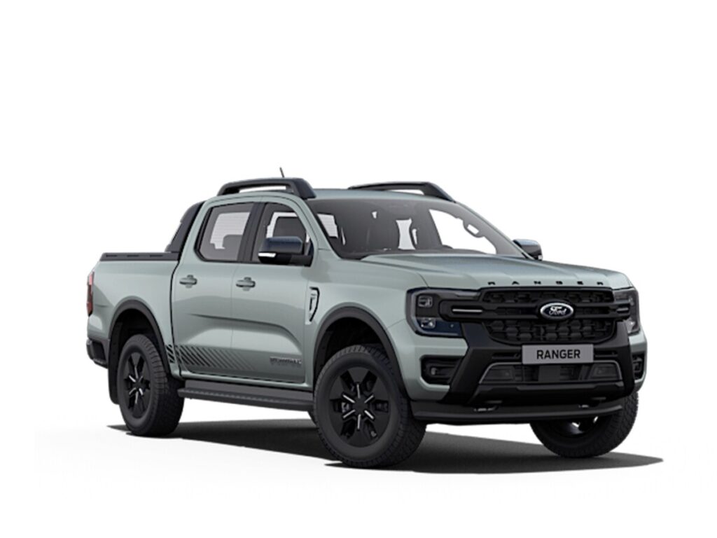 Sivi Ford Ranger spoljašnji prikaz.
