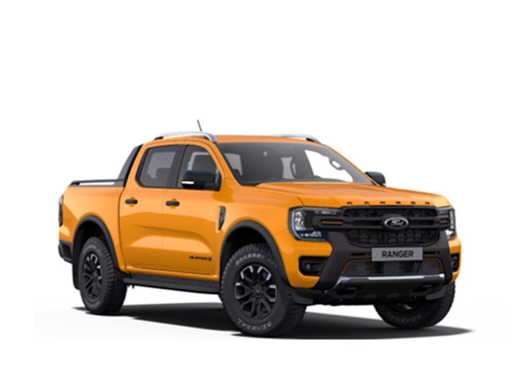 Ford Ranger PHEV prednji pogled pod uglom.